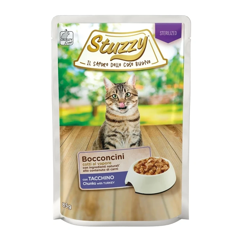Stuzzy Sterilised indyk w galaretce adult 85 g