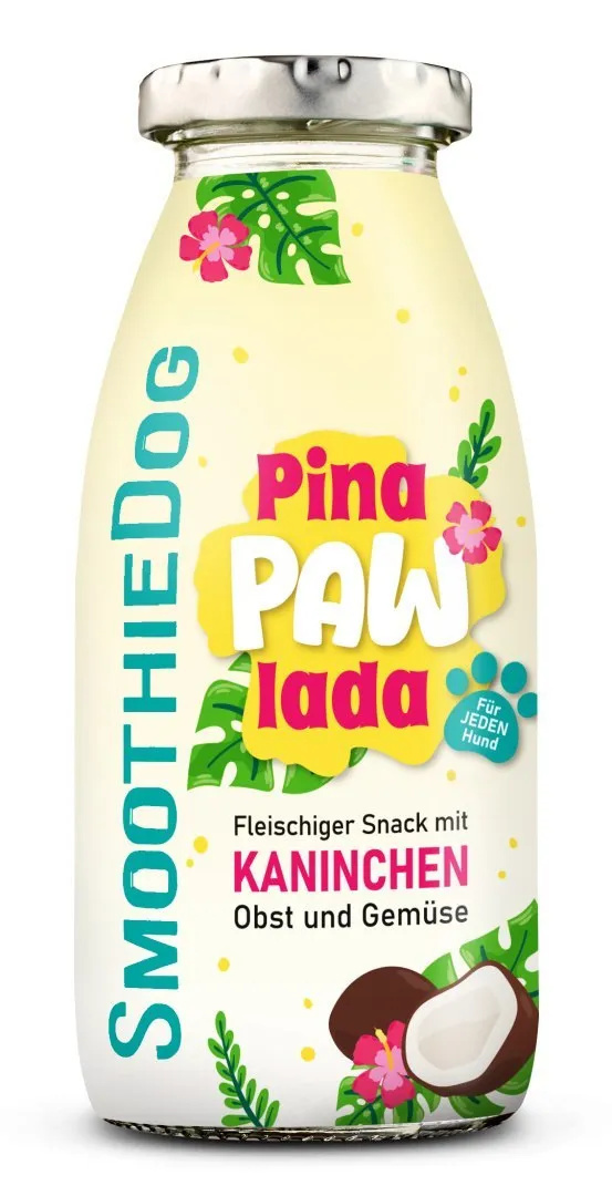 SmoothieDog Pina Paw Lada królik z warzywami i owocami 250 g