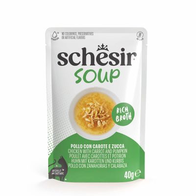 Schesir Soup kurczak z dynią w bulionie adult 40 g × 12