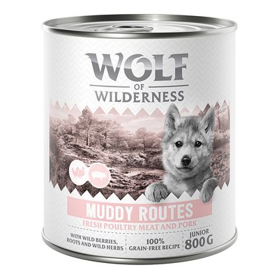 Wolf of Wilderness Expedition drób, wieprzowina junior 800 g × 6