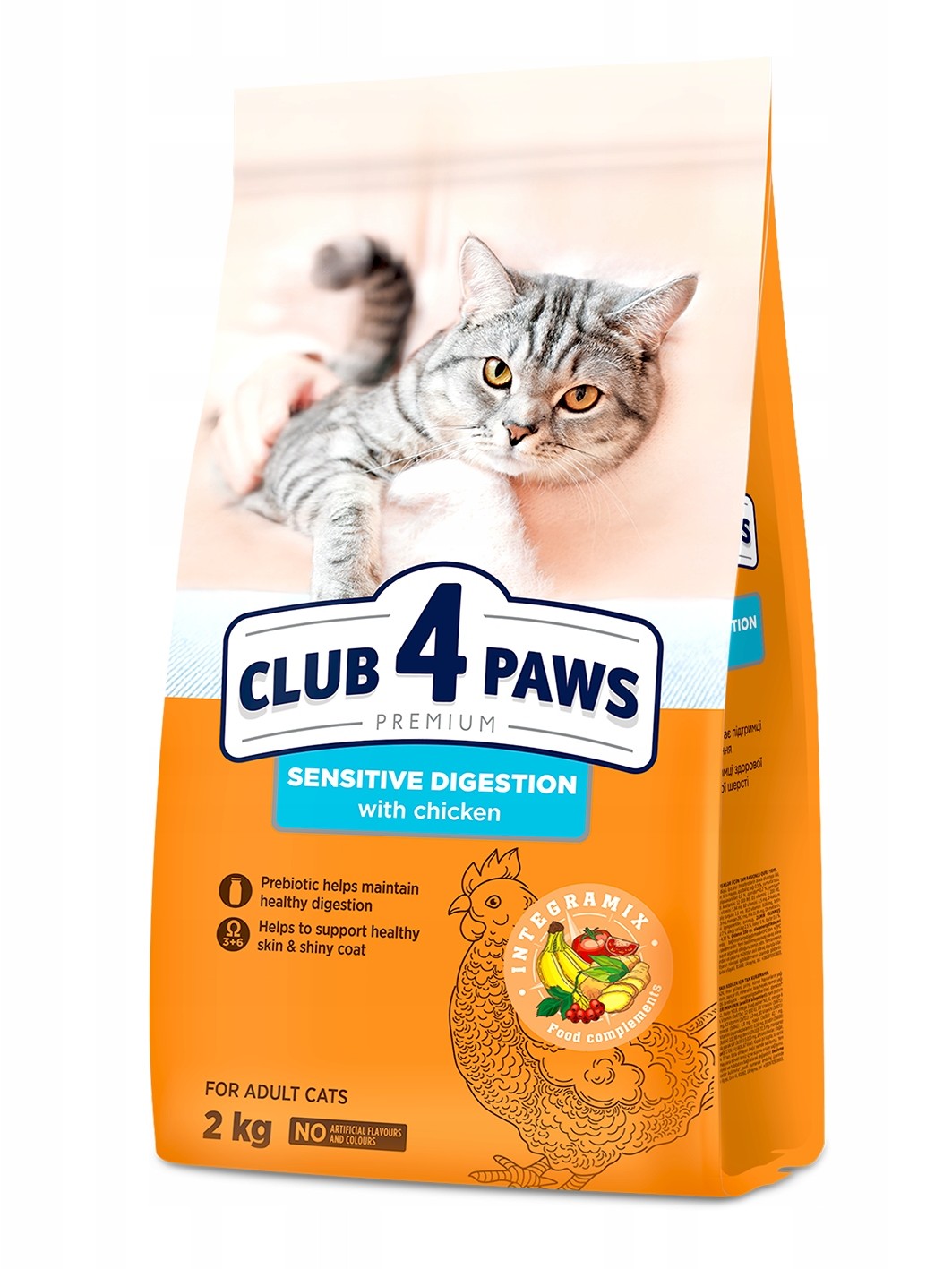 Club 4 Paws Premium Sensitive Digestive kurczak adult 2 kg