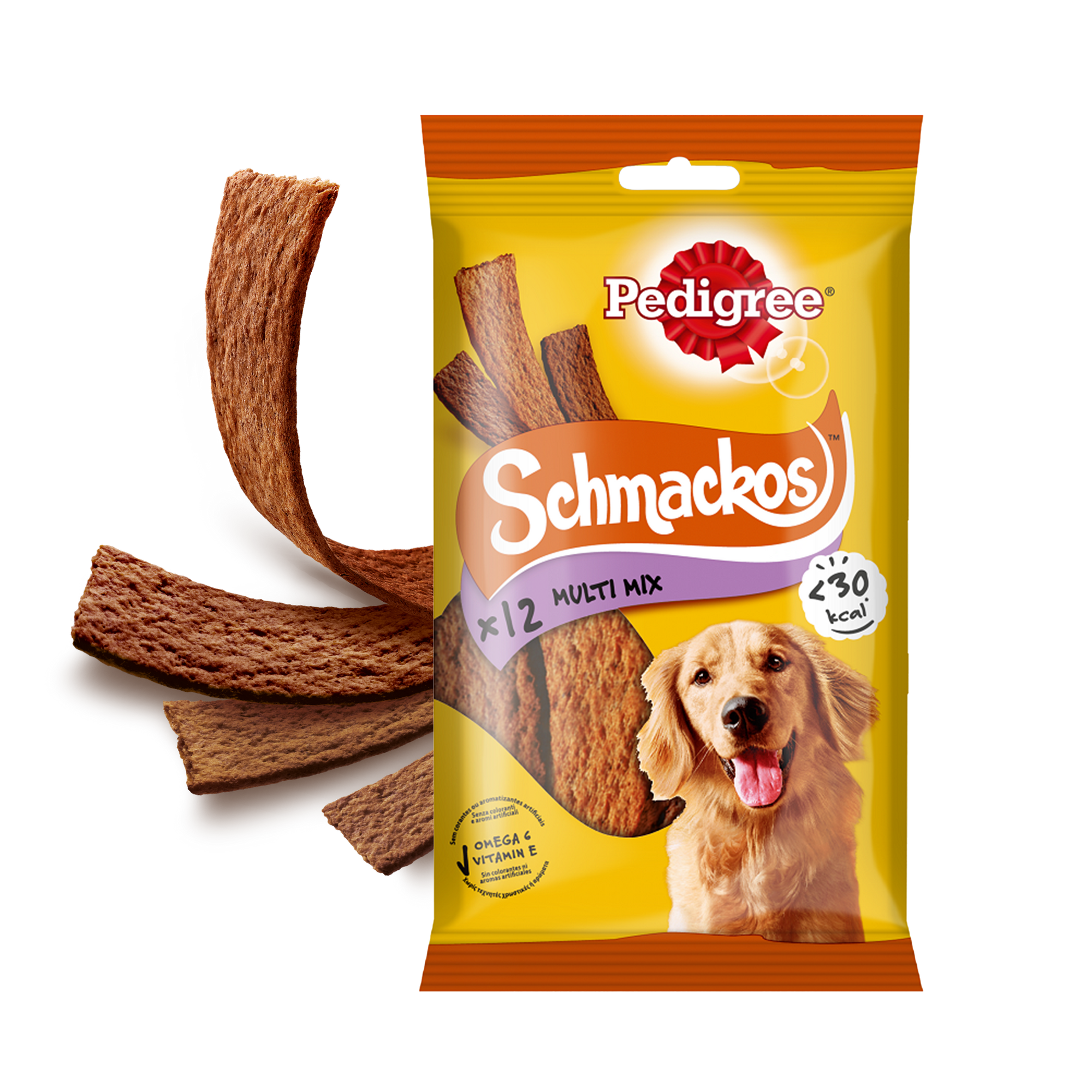Pedigree Schmackos drób, jagnięcina, wołowina adult 7 g × 5
