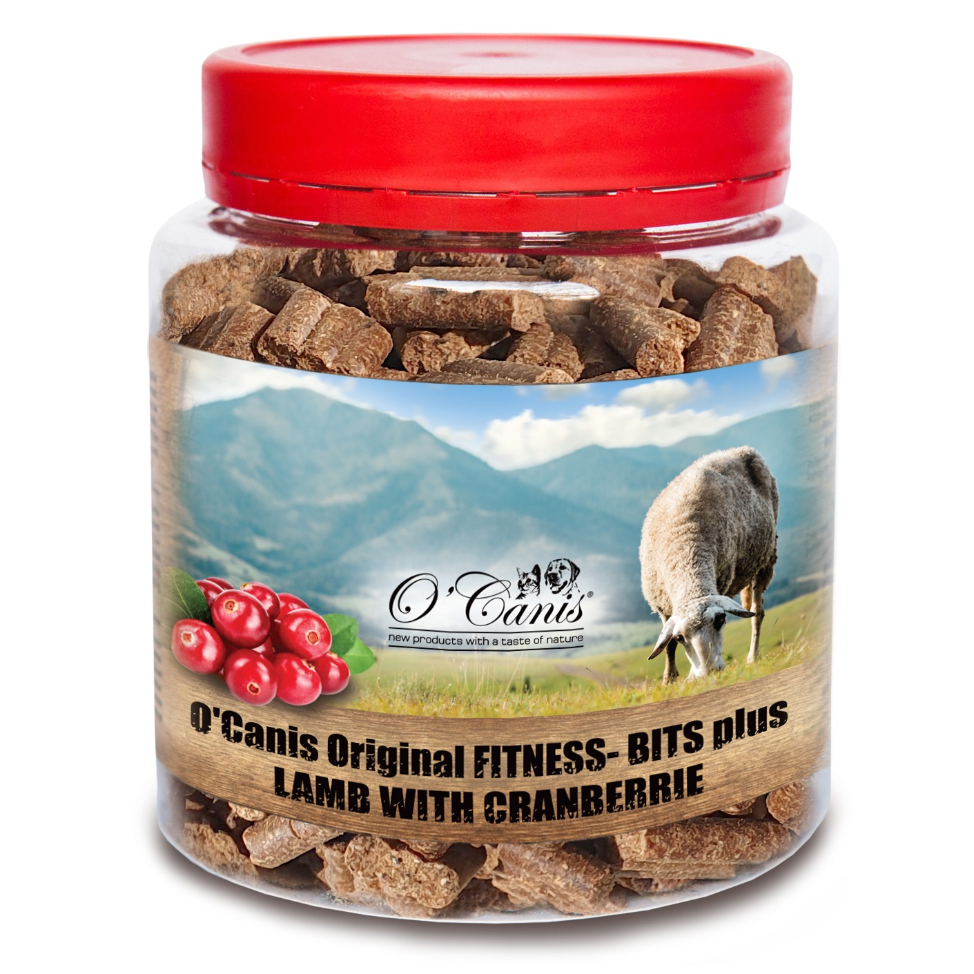 O'Canis Fitness-Bits Plus jagnięcina z żurawiną 400 g