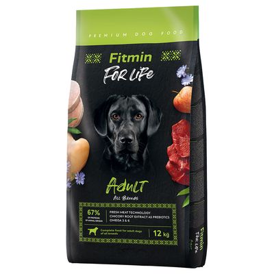 Fitmin Dog For Life kurczak, wieprzowina, wołowina adult 12 kg × 2