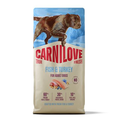 Carnilove True Fresh indyk, ryba adult 12 kg × 2