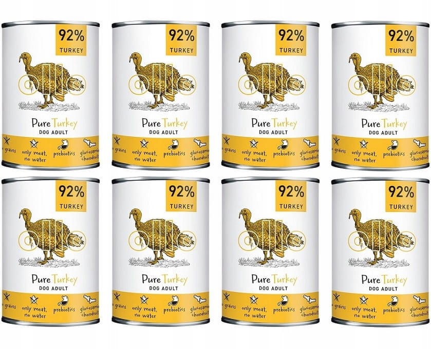 Ollo Pure indyk adult 400 g × 8