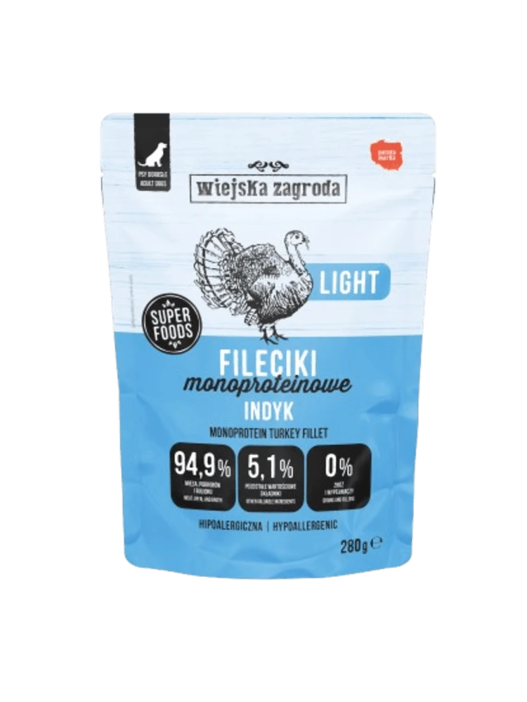 Wiejska Zagroda Fileciki indyk adult 280 g