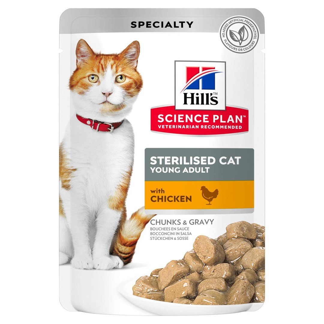 Hill's Science Plan Sterilised kurczak w sosie adult 85 g