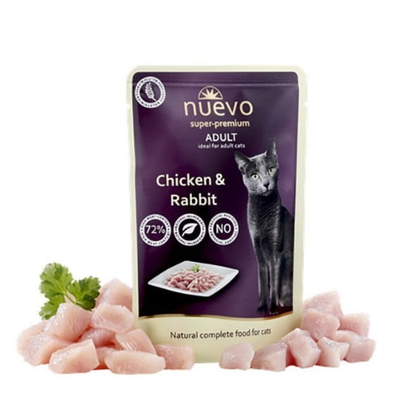 Nuevo Super Premium kurczak, królik adult 85 g