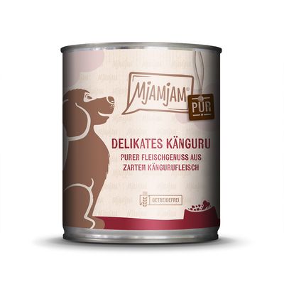 MjAMjAM Purer Fleischgenuss kangur adult 800 g × 6