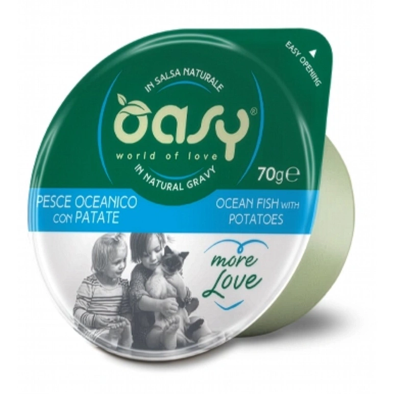 Oasy More Love ryby z ziemniakiem w sosie adult 70 g