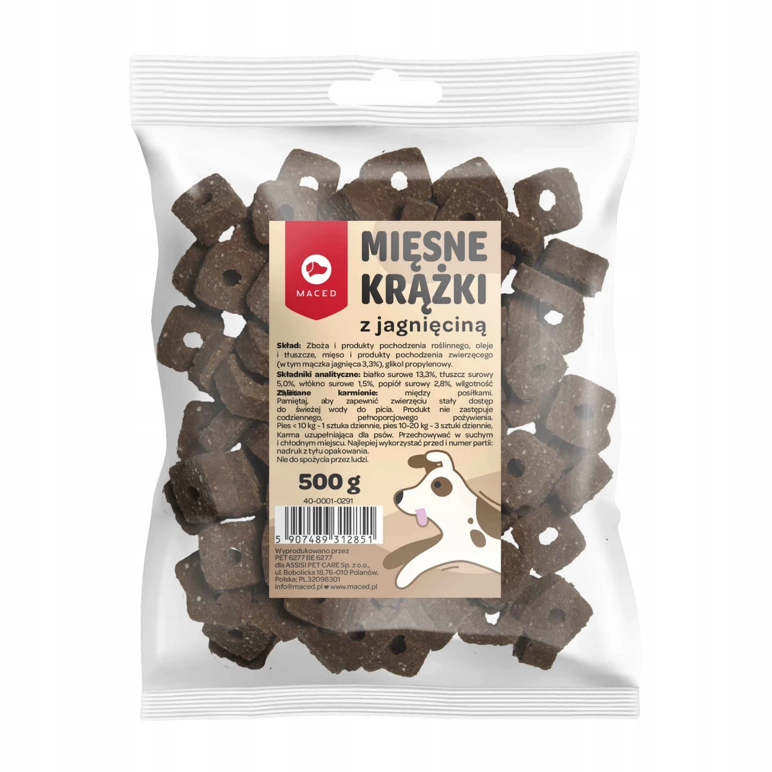 Maced Mięsne Krążki jagnięcina 500 g
