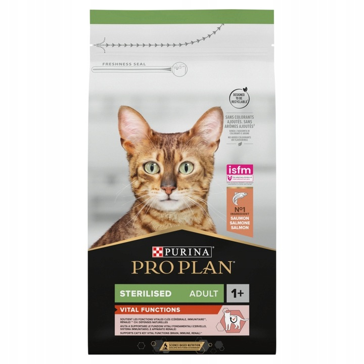 Purina Pro Plan Sterilised łosoś z ryżem adult 1,5 kg