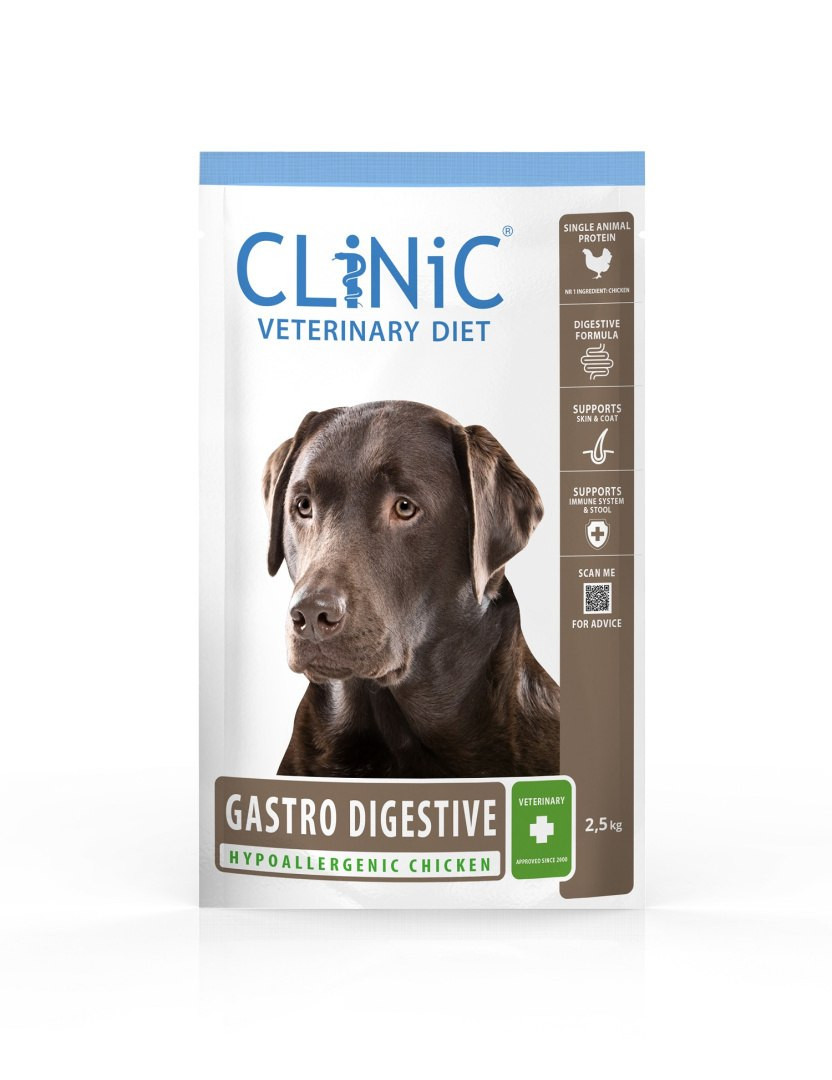CLiNiC Veterinary Diet Gastro Digestive kurczak adult 2,5 kg