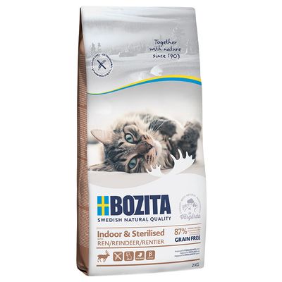 Bozita Indoor & Sterilised renifer adult 2 kg