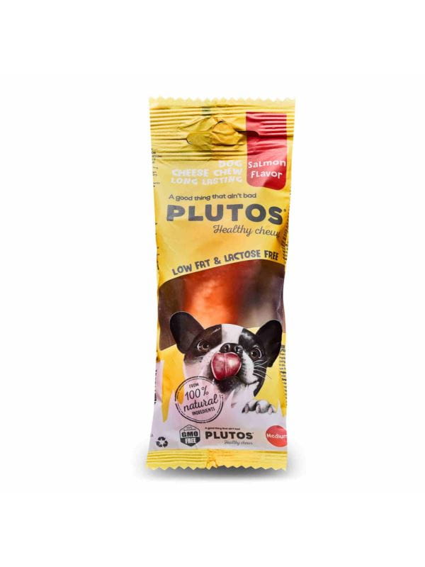 Plutos Cheese Chew ser, łosoś średnie rasy 60 g