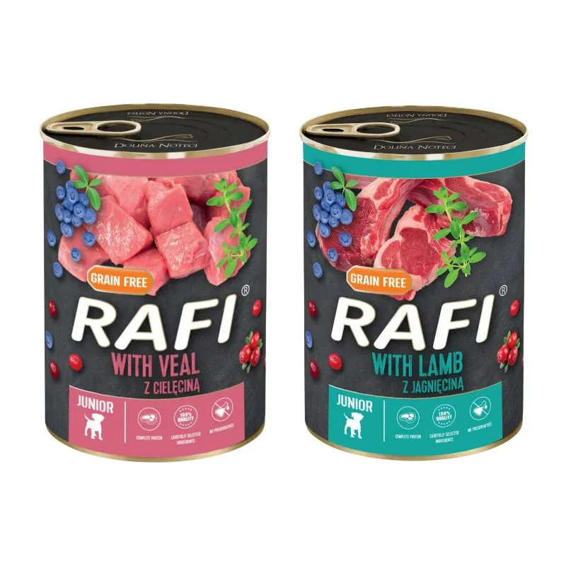 Rafi miks smaków junior 400 g × 24