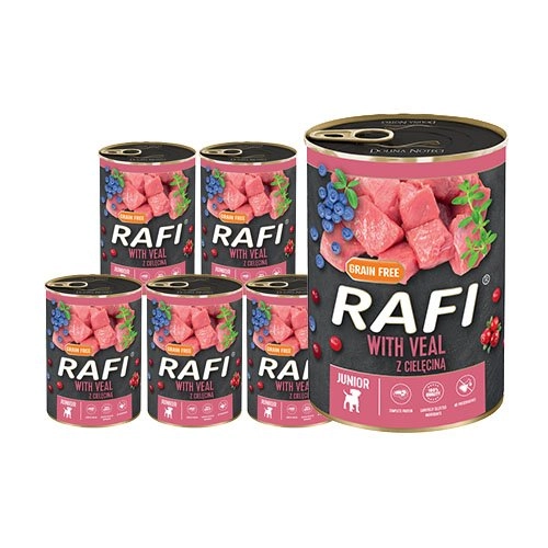 Dolina Noteci Rafi cielęcina junior 400 g × 6