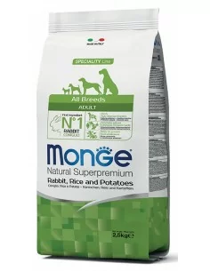 Monge królik z ryżem, ziemniakiem adult 2,5 kg