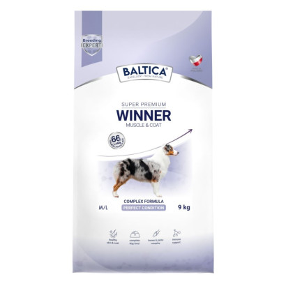 Baltica Breeding Expert Winner jagnięcina, łosoś średnie rasy, duże rasy 9 kg