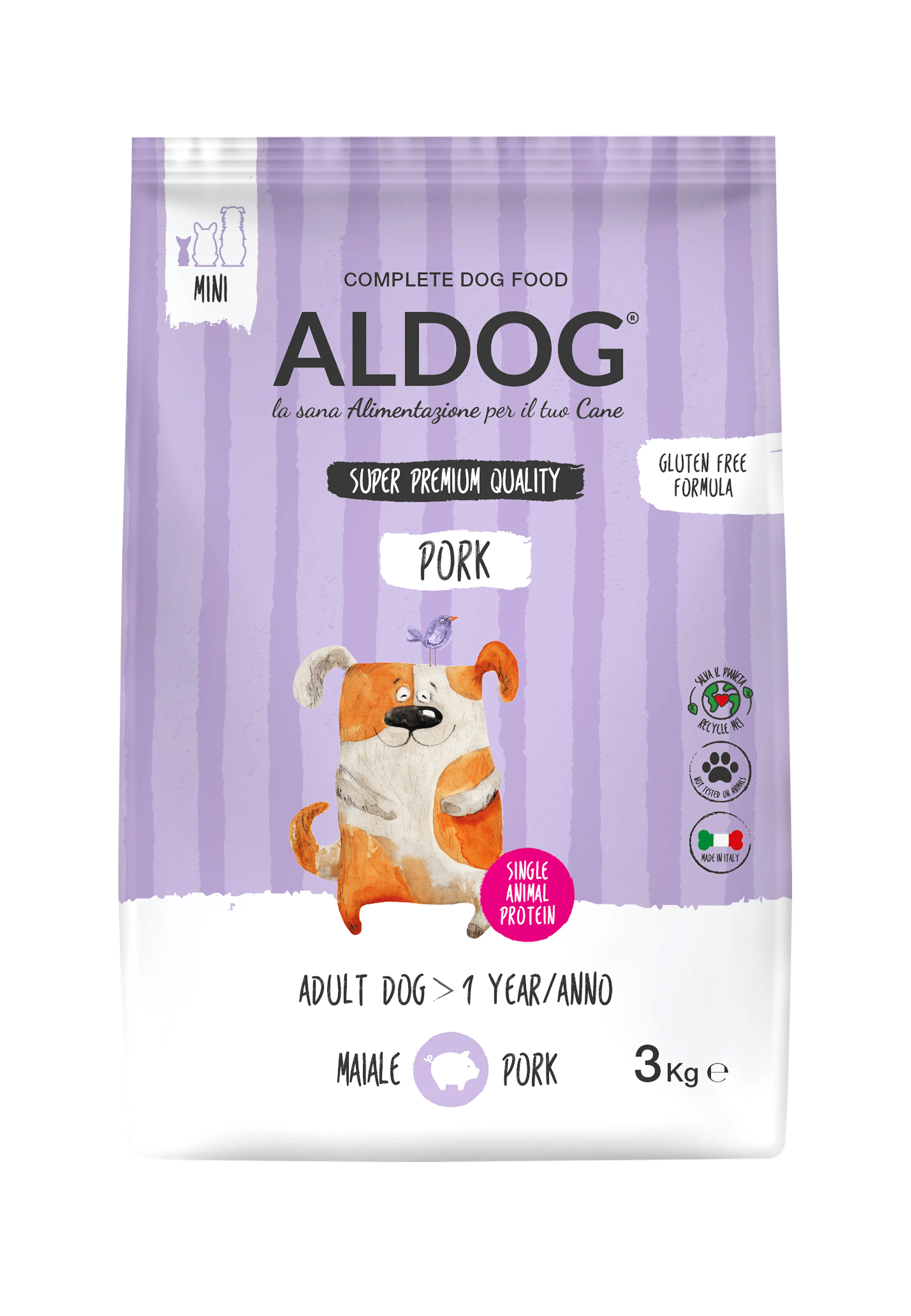 Aldog Pork Mini wieprzowina adult małe rasy 3 kg