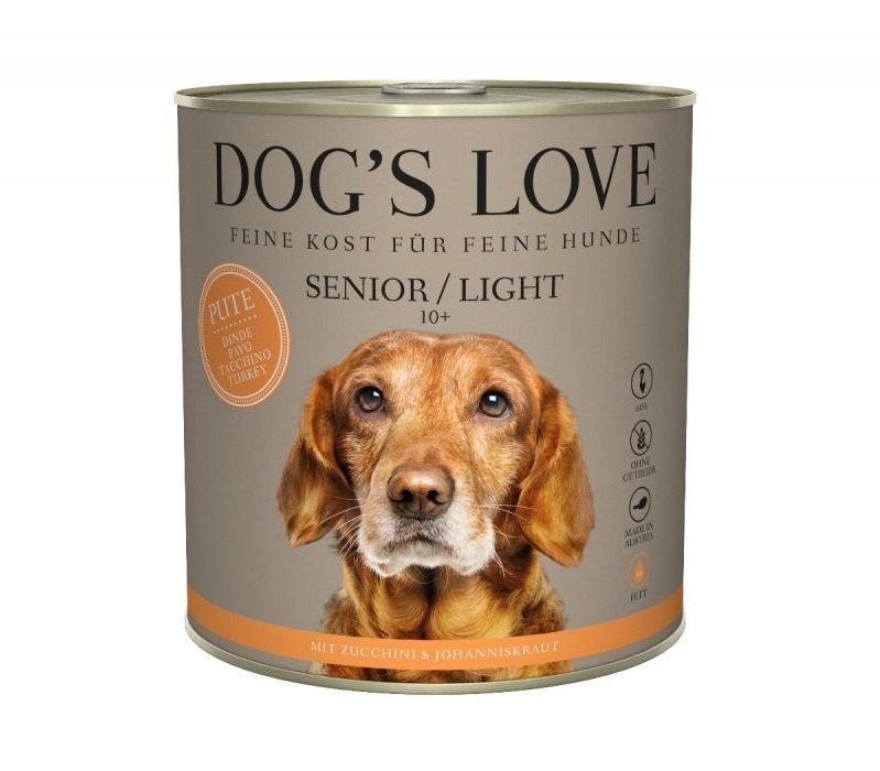 Dog's Love indyk senior 800 g