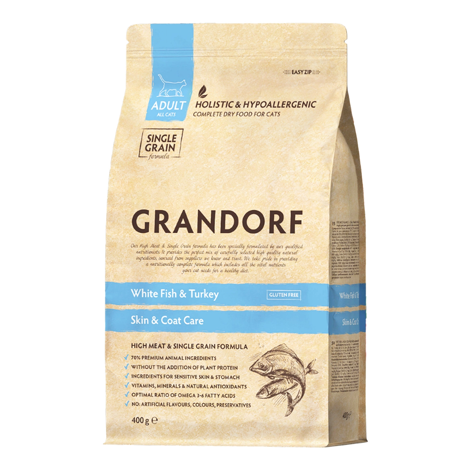 Grandorf indyk, ryby 400 g