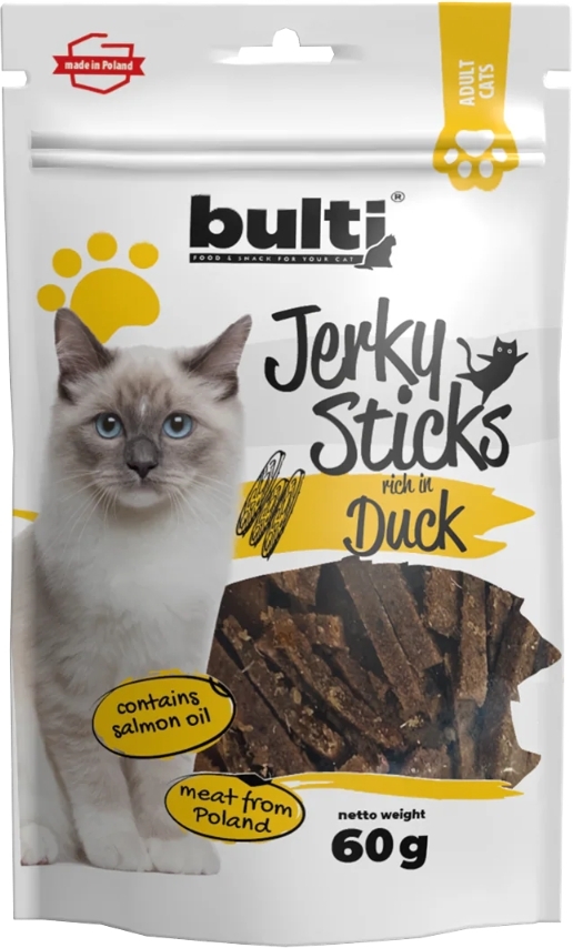 Bult Jerky Sticks kaczka adult 60 g