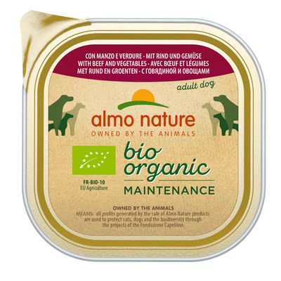 Almo Nature BioOrganic Maintenance wołowina adult 300 g × 9