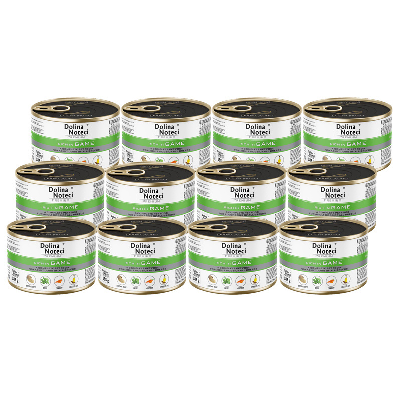 Dolina Noteci Premium dziczyzna adult 185 g × 12