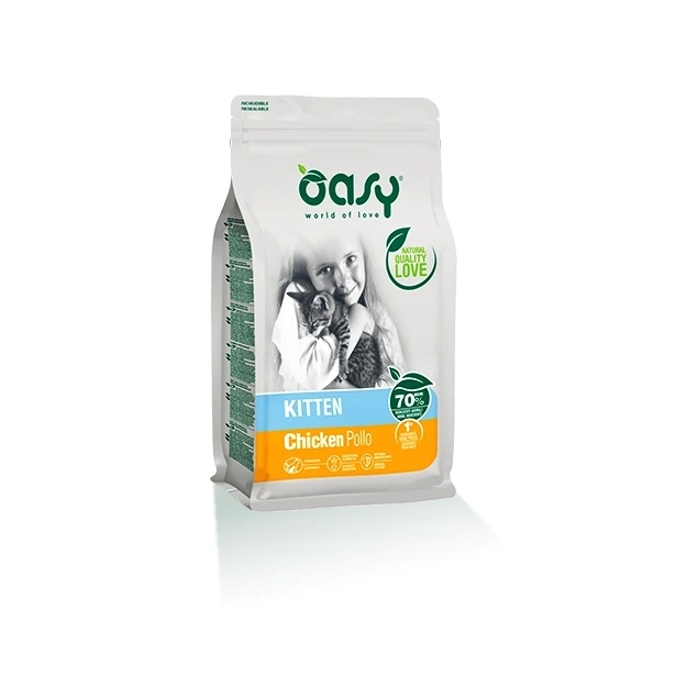 Oasy Kitten kurczak kitten 1,5 kg