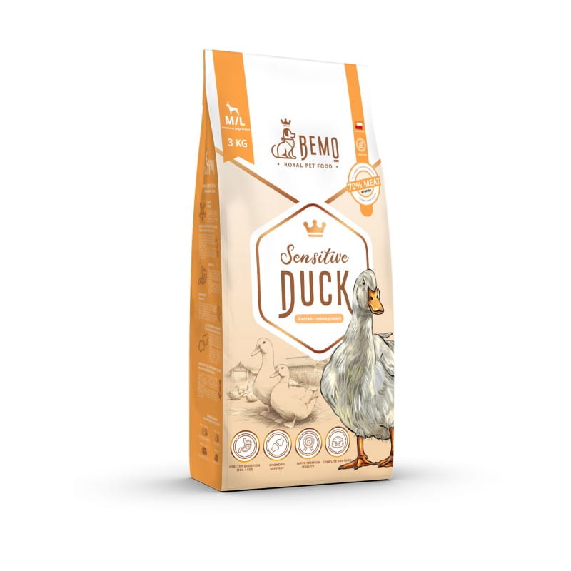 Bemo Sensitive kaczka adult średnie rasy, duże rasy 3 kg