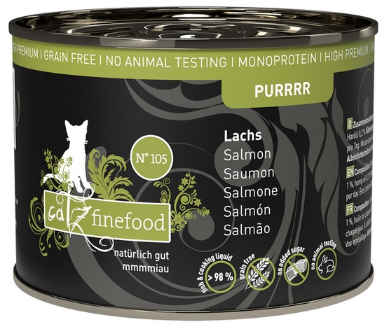 Catz Finefood Purrrr łosoś w bulionie 190 g