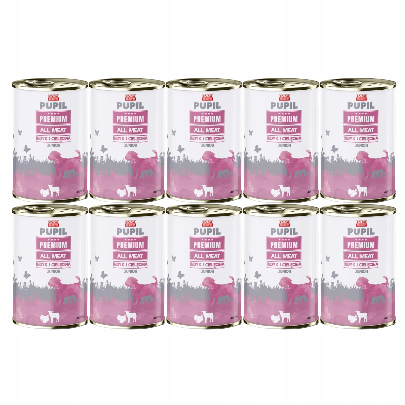 Pupil Premium All Meat cielęcina, indyk junior 400 g × 10