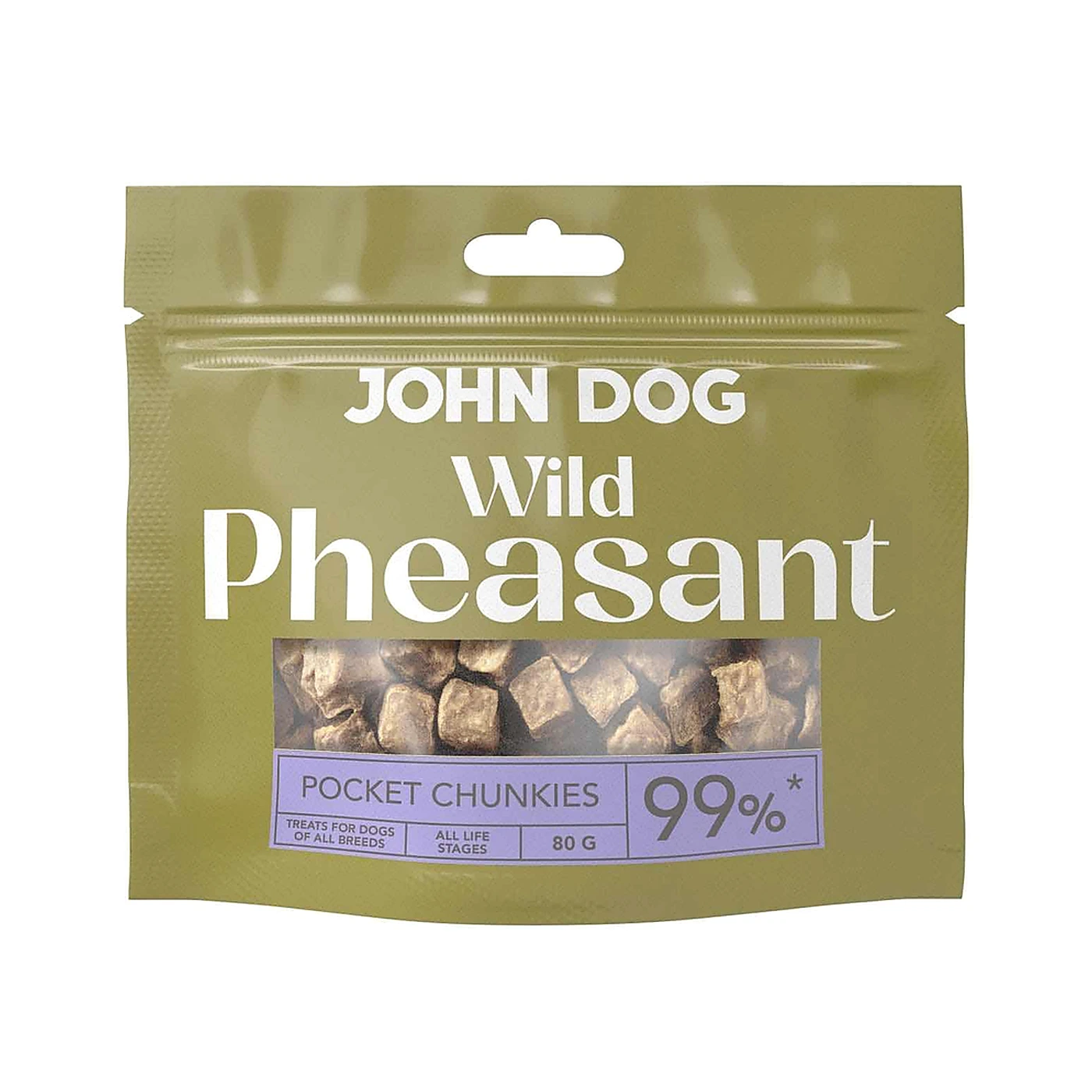 John Dog Wild Pocket Chunkies bażant 80 g