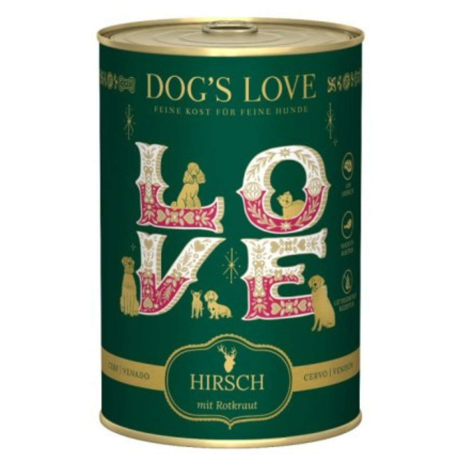 Dog's Love Winter Menu jeleń 400 g