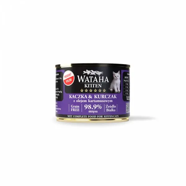 Wataha Hunt kaczka, kurczak pasztet kitten 200 g