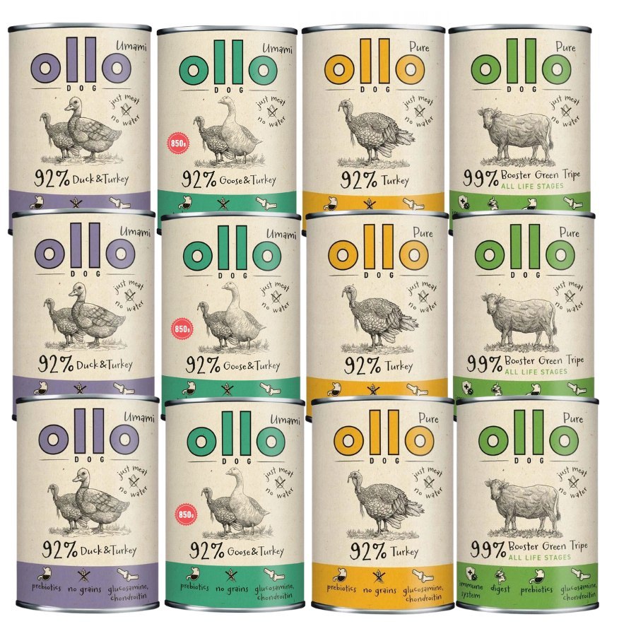 Ollo Umami gęś, indyk, kaczka, żwacz 400 g × 12