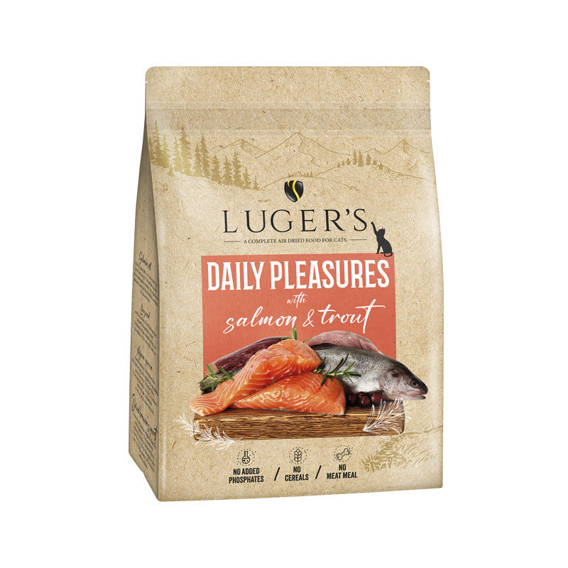 Luger's Daily Pleasures pstrąg, łosoś adult 1 kg