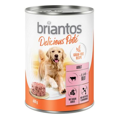 Briantos Delicious Paté wołowina 400 g × 24
