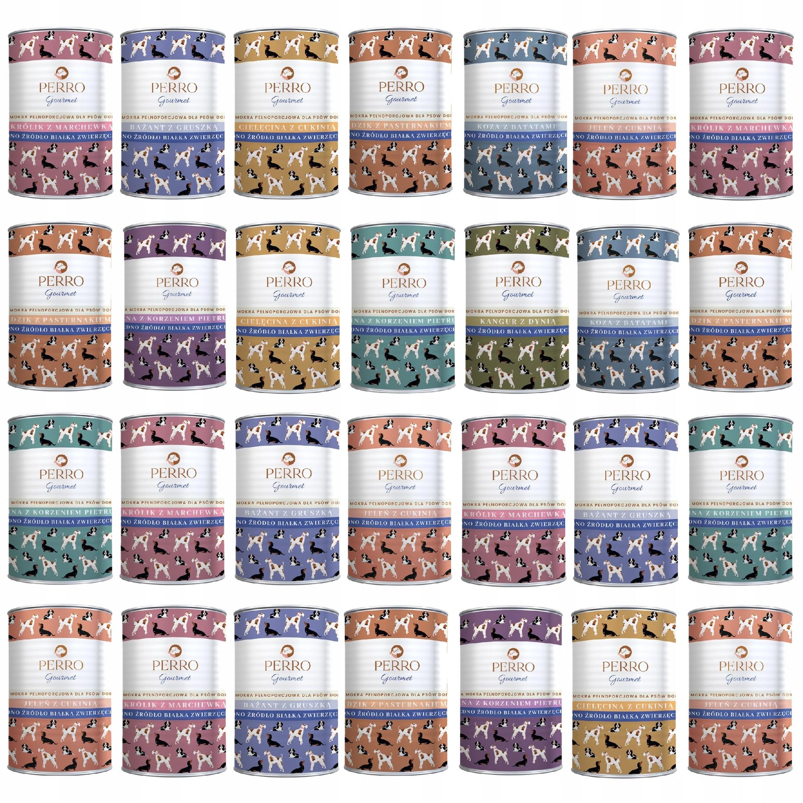 Perro Gourmet mix smaków adult 400 g × 28