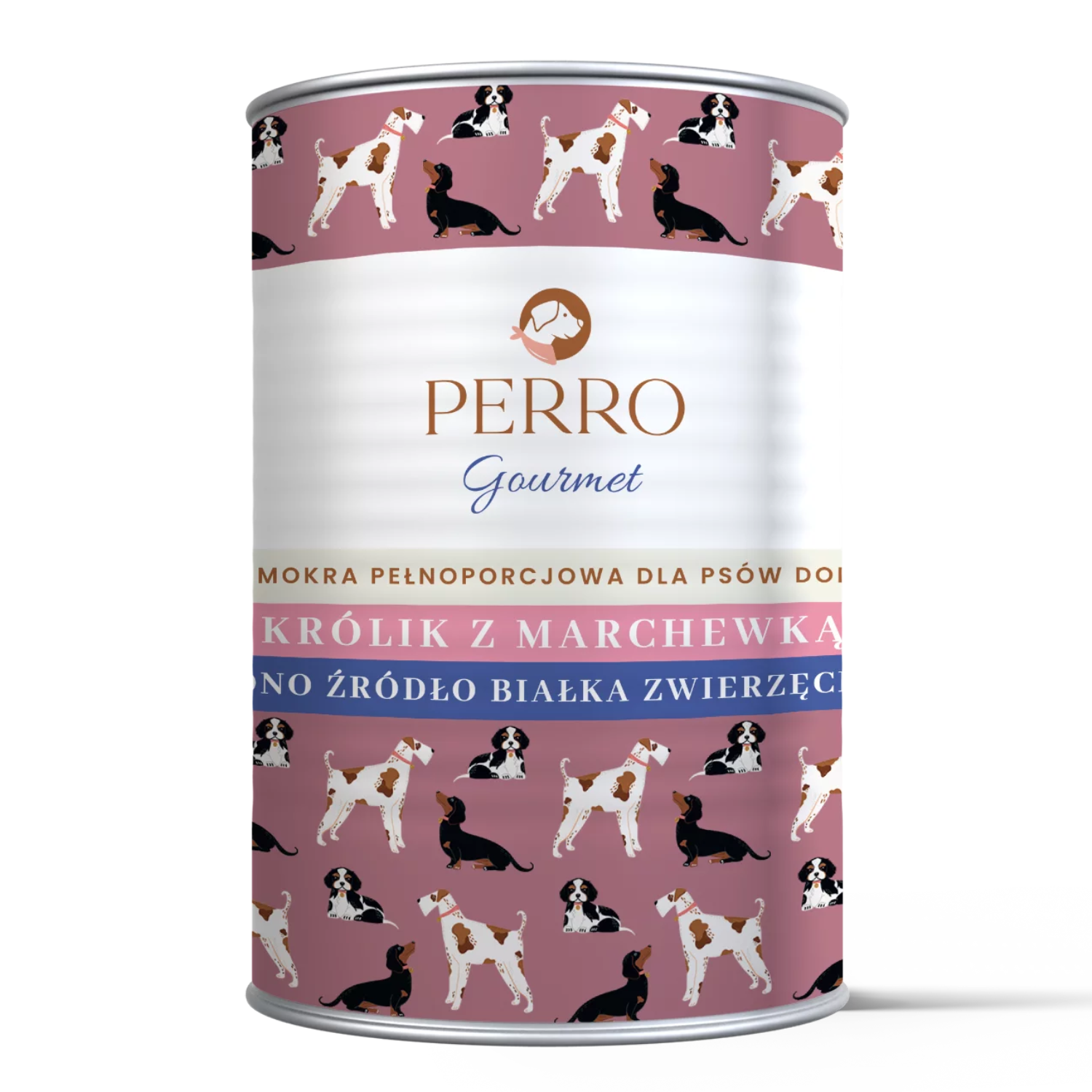 Perro Gourmet królik, marchewka adult 200 g