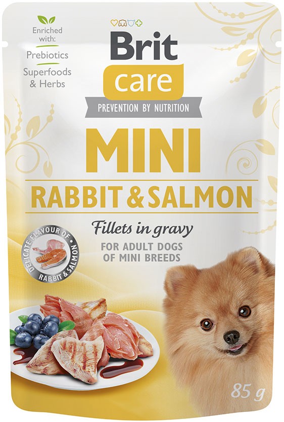Brit Care królik, łosoś adult małe rasy 85 g