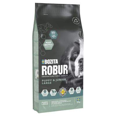 Bozita Robur jajko, kurczak puppy duże rasy 12 kg × 2