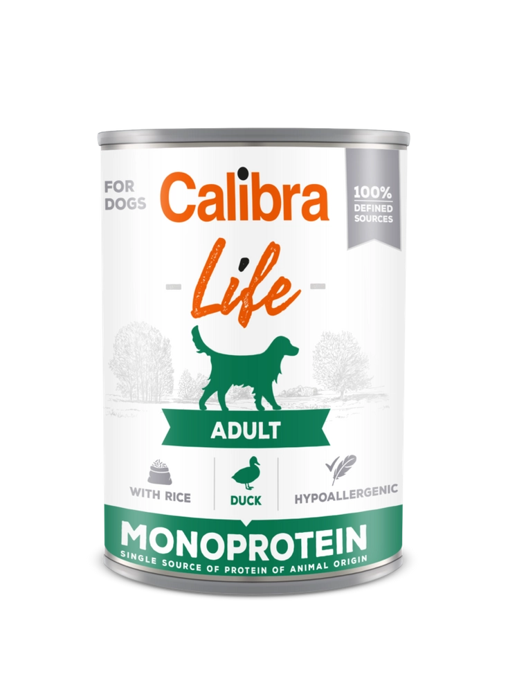 Calibra Dog Life kaczka adult 400 g