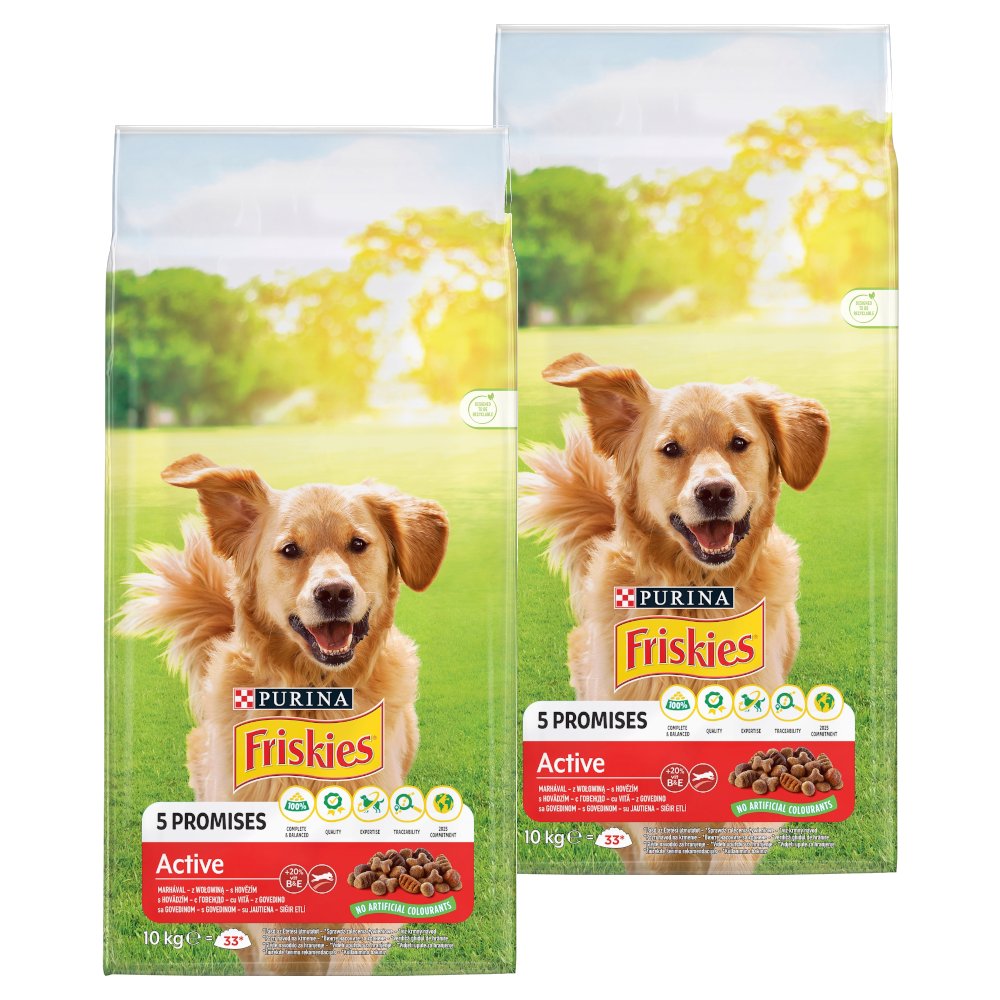 Purina Friskies Active 10 kg × 2