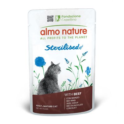 Almo Nature Functional Sterilised wołowina adult 70 g × 6