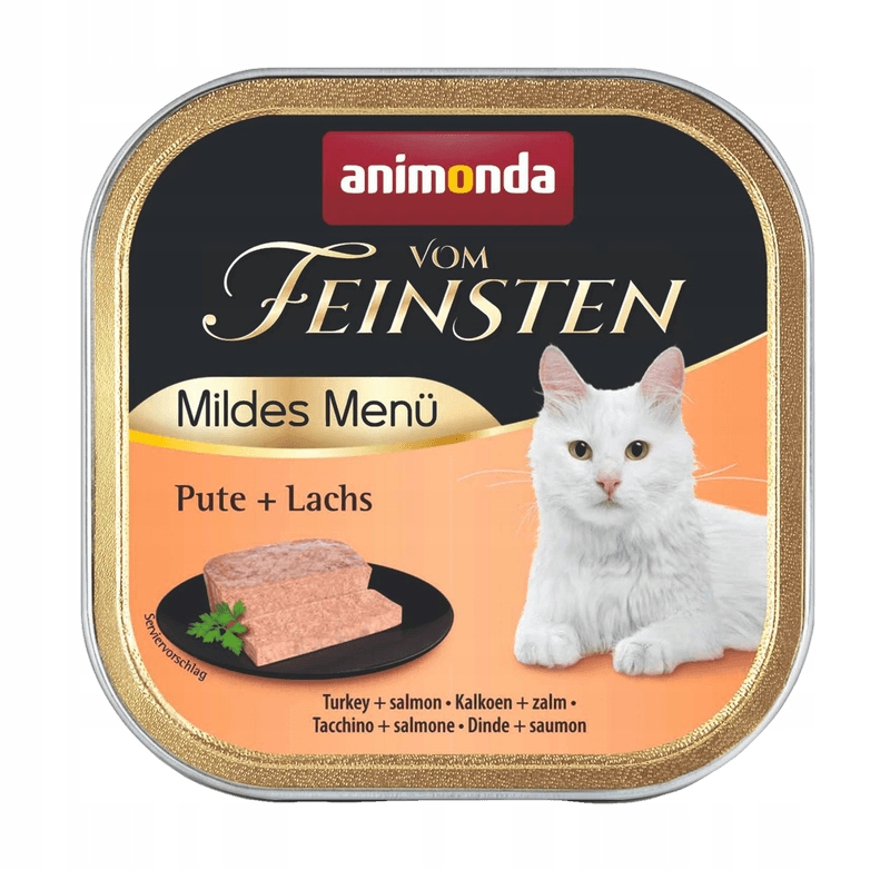 Animonda Vom Feinsten Sterilised indyk, łosoś pasztet adult 100 g
