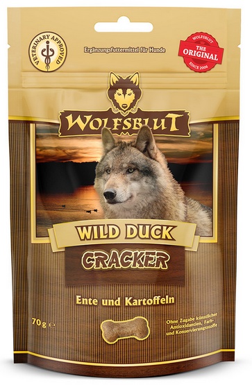 Wolfsblut Dog Cracker kaczka z batatem 70 g
