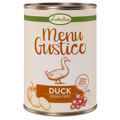 Lukullus Menu Gustico kaczka adult 400 g × 12